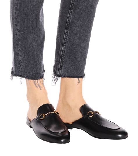 pantolole gucci|gucci princetown slippers black.